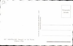 Montpellier - Le Peyrou - Chateau d'Eau - CPA 