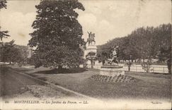 Montpellier - Les jardins du Peyrou - CPA 