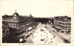 Montpellier - La Place de la Comedie - CPA 