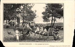 Fantasy - Children - Edouard Colony - a Bunch of Colonists - CPA