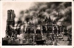 Reims - Fotographie beglaubigt Kathedrale - CPA