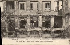 Reims - in seinen Jahren von Bombardierung 1914 - 1918 - CPA