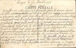 Langres - the Grid of the Blanchefontaine Walk - CPA