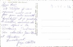 Souvenir of Chaumont - CPA