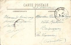 Europaischer Krieg 1914 - das Verbrechen von Reims - Apse der Kathedralebombardierung durch Deutschen - CPA