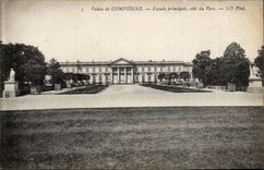 Compiegne - the Palate - Principal Frontage dimensions Park - CPA