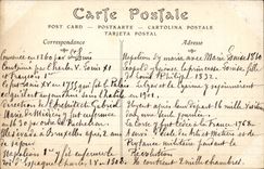 Compiegne - the Palate - Principal Frontage dimensions Park - CPA