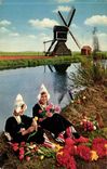 Holland - the Netherlands - Blomenland - Molenland - CPA