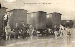 Malo les Bains CPA the hour of the bath