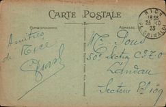 Nice CPA Statue of poetry and municipal casino