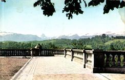 Pau CPA the chain of the Pyrenees seen of the boulevard