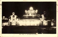 Vichy CPA the casino seen of night