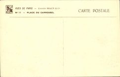 Paris CPA Place du Carrousel