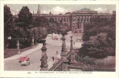 Strasbourg CPA the bridge of the university and the university
