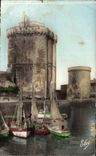 La Rochelle - der Hafen und beide Tours - CPA