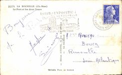 La Rochelle - der Hafen und beide Tours - CPA