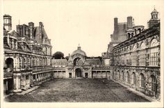 Fontainebleau - the Castle - the Oval Heart - CPA