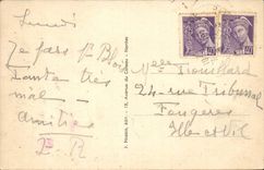 Laval - die gotische Anblick-Brucke - die Schloss-unschatzbaren Relikte von unserem lieben Frankreich - CPA