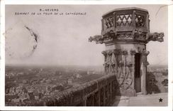 Nevers CPA Summit of the tower of the cathedral