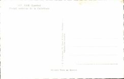 Dax CPM Portail interieur de la cathedrale