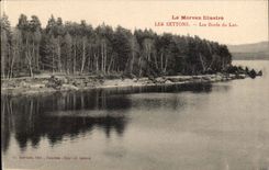 Morvan lake of Settons CPA Edges of the lake