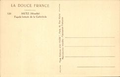 Metz CPA Side wall of the cathedral