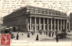 Bordeaux CPA the large theater (tram very nice shot)