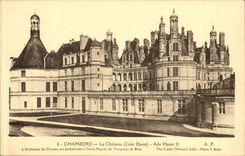 Chambord - the Castle - West coast CPA