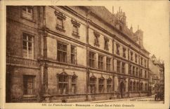 Besancon les Bains - Main street and Granvelle Palate - CPA