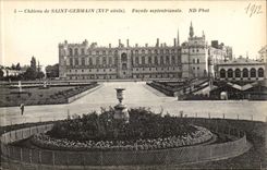 Saint German in Bush hammer - the Castle - CPA