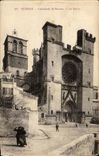 Beziers - Cathedral St Nazaire - the Square - CPA