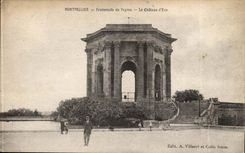 Montpellier - Promenade du Peyrou - Le Chateau d'Eau - CPA 