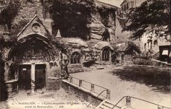 Saint Emilion - the Church monolith - CPA