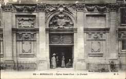 Bordeaux CPA Saint Paul Church the gate