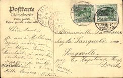 Mulhouse CPA Rathaus Town hall