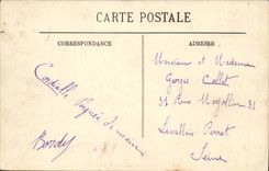 Mans CPA View taken of the quay Ledru Rollin