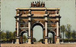 Paris CPA Arc de triomphe du carrousel