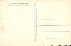 Paris CPA Avenue des Champs Elysees