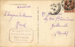 Al Rouen CPA View taken dimensions Sainte Catherine