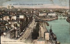 Nantes CPA Quay of the Pit and panorama towards the east