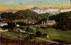 Lourdes CPA the basilica and the Peak of Jer