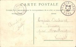 Rouen CPA Boieldieu Bridge the Seine and quays