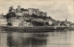 Chinon - Panorama de Chateau - CPA 