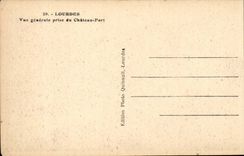 Lourdes - View taken of Chteau Fort - CPA