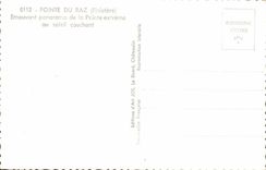 Point Strong current - Moving panorama by the extreme Point to the setting sun - CPA