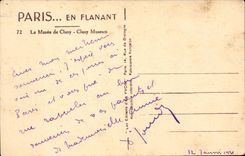 Paris 1 - en Flanant - La Musee de Cluny - CPA 