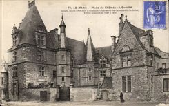 Mans - Place of the castle - Eveche - CPA