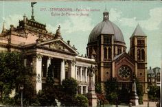 Strasbourg - Strassburg - Law courts - Church St Pierre the Young person - CPA