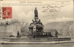 Le Puy - La Fontaine Crozatier - CPA 
