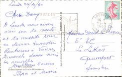 Lourdes - the Basilica and the Miraculous Cave - CPA